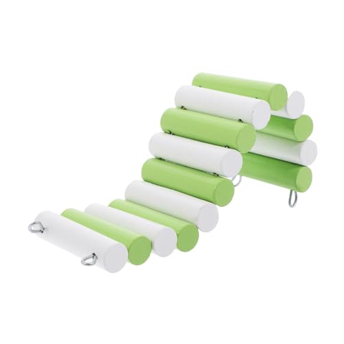 BUGUUYO Biegsame Holzbrücke Für Hamster Und Chinchillas Plattform Für Kleintier-Spielzeug Kletterbrücke Und Käfigzubehör Einfache Und Langlebiges Material Breit von BUGUUYO