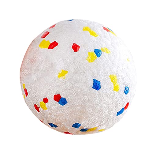 BUGUUYO Hüpfball für Haustiere Quietschendes Aggressives Kauspielzeug Elastischer Ball für Haustiere Kauspielzeug für Haustiere Kätzchenspielzeug Beißring-Spielzeug Corgi von BUGUUYO