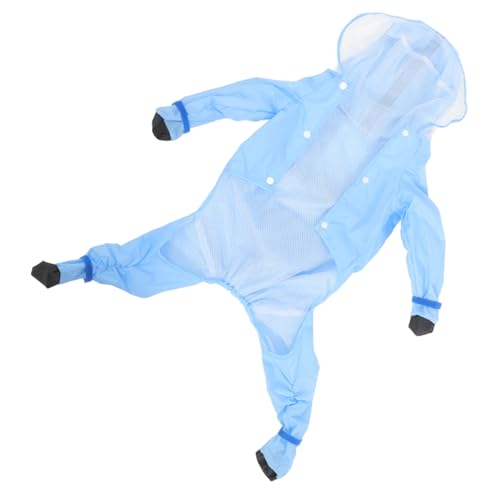 BUGUUYO Wasserdichter Hunderegenmantel mit Pfotenschutz reflektierende Haustier-Regenjacke für Hunde Welpenregenmantel mit Kapuze Größe L BUGUUYO Wasserdichter Hunderegenmantel mit Pfotenschutz reflektierende Haustier-Regenjacke für Hunde Welpenregenmantel mit Kapuze Größe L von BUGUUYO