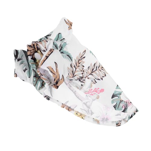 BUGUUYO Hawaiian Dog Shirt Für Kleine Hunde Atmungsaktives T-Shirt Für Welpen XXL Stylisches Bequemes Design Mit Sonnenschutz Für Sommeraktivitäten von BUGUUYO