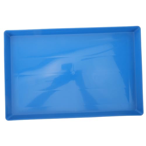 BUGUUYO Hundebox-tablett Menschliches Hundebett Toiletten-hundetablett Haustierbürste Kisten-ersatztablett Unterlage Hund Kühlmatte Tabletts Für Haustierhütten Wasserspender Plastik Blue BUGUUYO Hundebox-tablett Menschliches Hundebett Toiletten-hundetablett Haustierbürste Kisten-ersatztablett Unterlage Hund Kühlmatte Tabletts Für Haustierhütten Wasserspender Plastik Blue von BUGUUYO