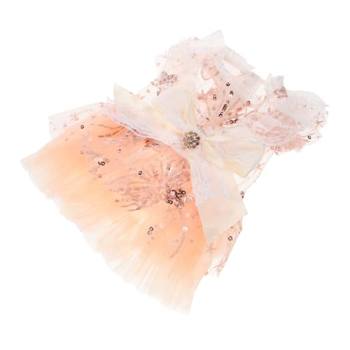 BUGUUYO Pet Cat Dog Skirt Hochzeitskleid Für Hunde Und Katzen Leichtes Sommerkleid Für Kleine Hunde Bequemes Tutu Mit Spitze Für Besondere Anlässe Und Fotoshootings von BUGUUYO