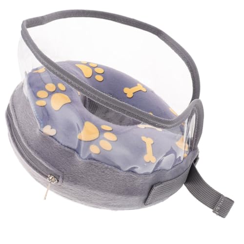 BUGUUYO Aufblasbarer Hundekegel Für Genesung Weiches PVC-Halsband Nach Operationen Verstellbar Und Leicht Für Kleine Und Große Hunde Schützt Vor Lecken Und Beißen Komfortabel Und BUGUUYO Aufblasbarer Hundekegel Für Genesung Weiches PVC-Halsband Nach Operationen Verstellbar Und Leicht Für Kleine Und Große Hunde Schützt Vor Lecken Und Beißen Komfortabel Und von BUGUUYO
