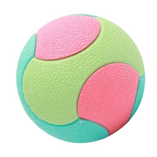 BUGUUYO Hundespielzeugball Spielzeugbälle Haustierhund Quietschspielzeug Für Hunde Hündchen Quietschend Quietscher Kauer Unverwüstliches Hundespielzeug Knisterndes Hundespielzeug Gummi von BUGUUYO
