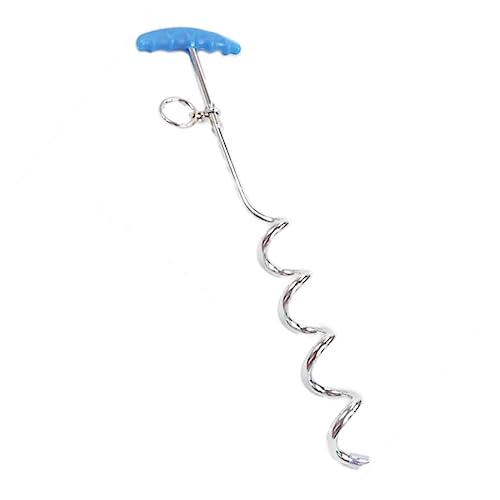 BUGUUYO Hundezug Anlegepflock Spiralem Design für Kleine Mittlere und Große Haustiere Drehring für Verwicklungsfreiheit Robust und Langlebig für Outdoor Aktivitäten von BUGUUYO