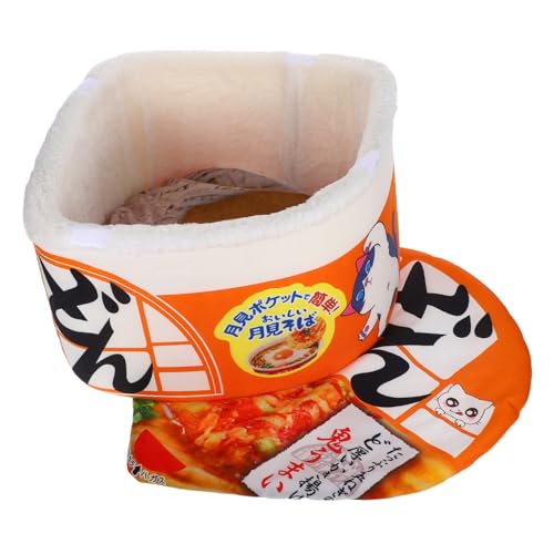 BUGUUYO Instant Nudelform Katzennest Kühlbett Für Hunde Waschbares Haustierbett Ramen-katzenbett Weiches Katzenbett Schlafsack Für Katzen Abnehmbares Katzenbett Orange Schwamm BUGUUYO Instant Nudelform Katzennest Kühlbett Für Hunde Waschbares Haustierbett Ramen-katzenbett Weiches Katzenbett Schlafsack Für Katzen Abnehmbares Katzenbett Orange Schwamm von BUGUUYO