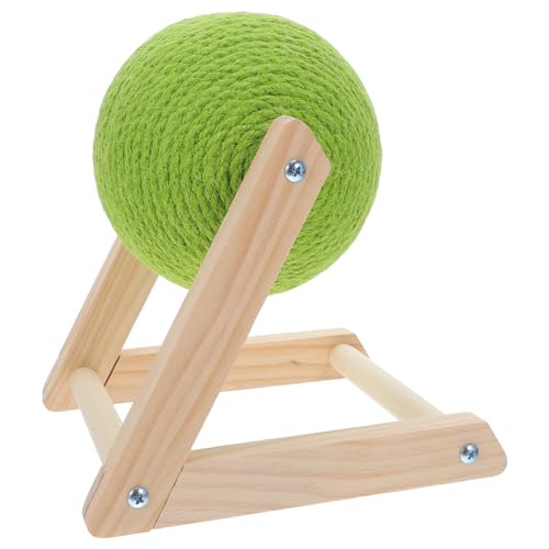 BUGUUYO Interaktives aus Natur Sisal mit Holzständer für Gesunde Krallenpflege und Aktives für Katzen Kätzchen und Kleine Haustiere BUGUUYO Interaktives aus Natur Sisal mit Holzständer für Gesunde Krallenpflege und Aktives für Katzen Kätzchen und Kleine Haustiere von BUGUUYO