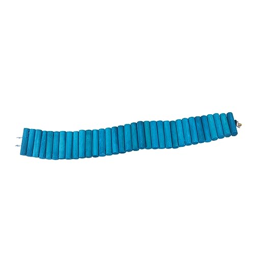 BUGUUYO Haustier Holzleiter Schaukel Treppe für Hamster und Vögel 6x30cm Himmelblau Übung Spielzeug BUGUUYO Haustier Holzleiter Schaukel Treppe für Hamster und Vögel 6x30cm Himmelblau Übung Spielzeug von BUGUUYO
