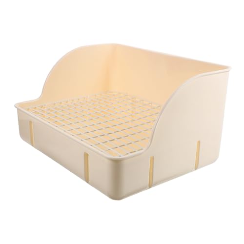 BUGUUYO Kaninchen Töpfchen Tablett Töpfchen Trainingstoilette Toilette im Hamsterkäfig Hasen Haustier Wurf Mülleimer drinnen Krämpfleiste für Käfige Katzenklo Katzentoilette Plastik Weiß BUGUUYO Kaninchen Töpfchen Tablett Töpfchen Trainingstoilette Toilette im Hamsterkäfig Hasen Haustier Wurf Mülleimer drinnen Krämpfleiste für Käfige Katzenklo Katzentoilette Plastik Weiß von BUGUUYO