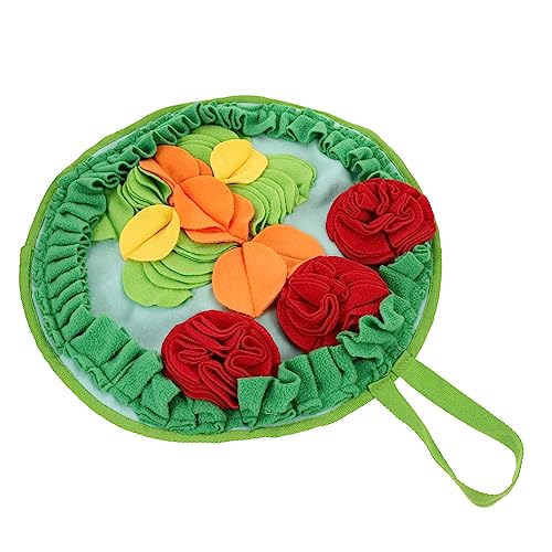 BUGUUYO Kaninchen-schnüffelpad Kaninchen Schnüffelmatte Haustierfuttermatte Hasenfuttermatte Für Hamster Hundepuzzle Futtermatte Für Kaninchen Hund Spielmatte Käfig Green Samt BUGUUYO Kaninchen-schnüffelpad Kaninchen Schnüffelmatte Haustierfuttermatte Hasenfuttermatte Für Hamster Hundepuzzle Futtermatte Für Kaninchen Hund Spielmatte Käfig Green Samt von BUGUUYO