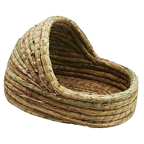 BUGUUYO Kaninchennest Hundebetten Frettchen Hängematte Hasen kleines hundebett Kaninchenkäfig kanninchenhäuser kaninchenhäuser Hamsternest Zubehör für Meerschweinchen Zwerghamster Stroh von BUGUUYO