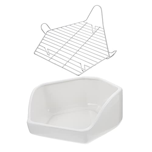 BUGUUYO Weiße Keramiktoilette Stabiles Design Große Katzentoilette Für Das Training Von Haustieren Geeignet Für Kaninchen Hasen Ratten BUGUUYO Weiße Keramiktoilette Stabiles Design Große Katzentoilette Für Das Training Von Haustieren Geeignet Für Kaninchen Hasen Ratten von BUGUUYO