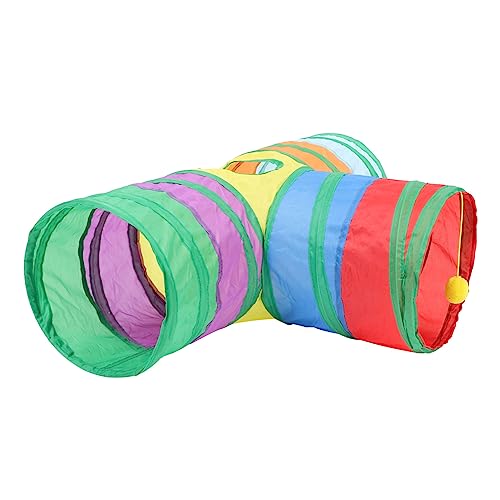 BUGUUYO Katzen-übungstunnel 3-Kanal-Spielzeug Haustier-zubehör Tunnel Lustiges Spielset BUGUUYO Katzen-übungstunnel 3-Kanal-Spielzeug Haustier-zubehör Tunnel Lustiges Spielset von BUGUUYO