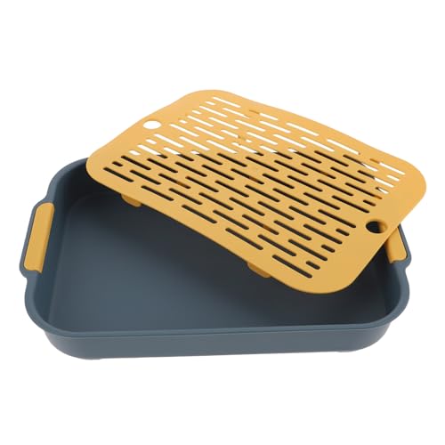 BUGUUYO Kasten Kaninchentoilette Spielzeug Haustier-Toiletten-Töpfchen-Trainer Toiletten-Training kaninchenklo Hasen klo Haustiertoilette aus Kunststoff Bunny Clean-Ausrüstung pp Navy BUGUUYO Kasten Kaninchentoilette Spielzeug Haustier-Toiletten-Töpfchen-Trainer Toiletten-Training kaninchenklo Hasen klo Haustiertoilette aus Kunststoff Bunny Clean-Ausrüstung pp Navy von BUGUUYO