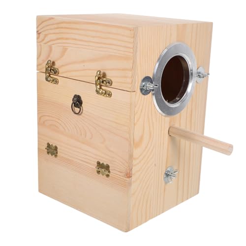 BUGUUYO Holz Sittich Nistkasten Zucht Nistkästen Für Papageien Nymphensittich Nistkasten Outdoor Vogelhaus BUGUUYO Holz Sittich Nistkasten Zucht Nistkästen Für Papageien Nymphensittich Nistkasten Outdoor Vogelhaus von BUGUUYO