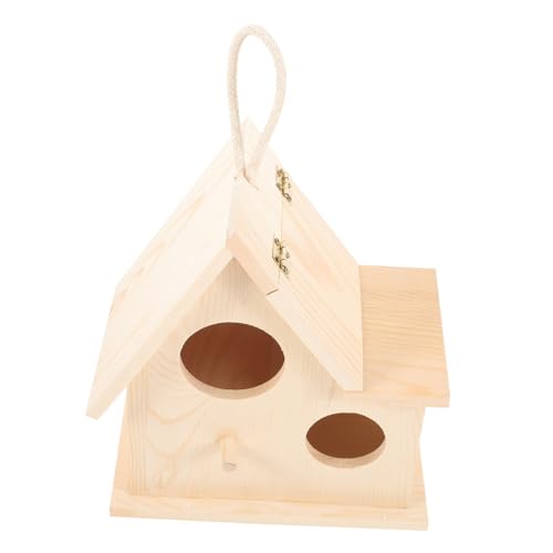 BUGUUYO Holz Vogel Nest Zucht Box Outdoor Papagei Nisten Vogelhaus Vogel Für Vögel BUGUUYO Holz Vogel Nest Zucht Box Outdoor Papagei Nisten Vogelhaus Vogel Für Vögel von BUGUUYO