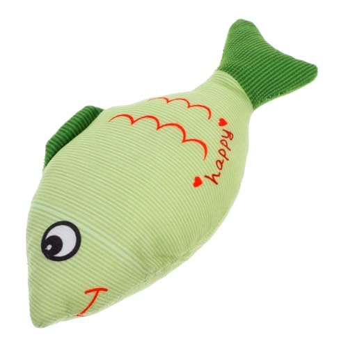 BUGUUYO Cat Interactive Toy Fish Nachfüllbares Katzenspielzeug Weichem Plüsch Für Drinnen Mit Lebensnaher Fischform Interaktiven Bindung Katze Und BUGUUYO Cat Interactive Toy Fish Nachfüllbares Katzenspielzeug Weichem Plüsch Für Drinnen Mit Lebensnaher Fischform Interaktiven Bindung Katze Und von BUGUUYO
