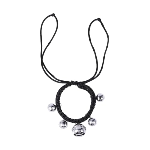 BUGUUYO Verstellbare handgewebte Halskette Glockenhalsband Haustierring personalisierte Haustierhalsbänder Hundehalsbänder personalisierte Hundehalsbänder Größe M Schwarz BUGUUYO Verstellbare handgewebte Halskette Glockenhalsband Haustierring personalisierte Haustierhalsbänder Hundehalsbänder personalisierte Hundehalsbänder Größe M Schwarz von BUGUUYO