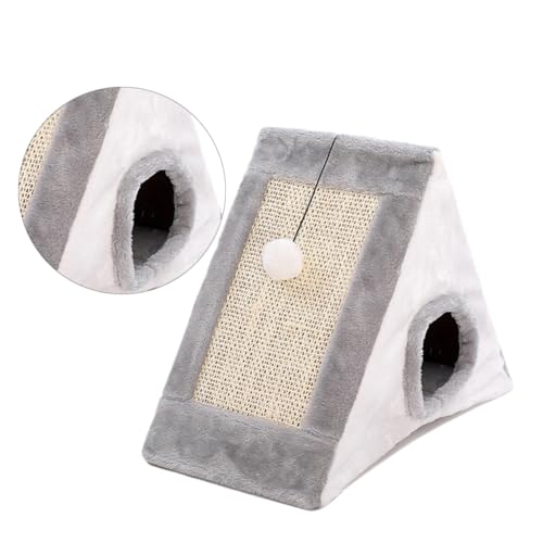 BUGUUYO Katzenkratzbrett Und Schlafplatz Für Katzen Kreatives Katzenspielzeug Mit Kratzfunktion Für Innenräume Weiß BUGUUYO Katzenkratzbrett Und Schlafplatz Für Katzen Kreatives Katzenspielzeug Mit Kratzfunktion Für Innenräume Weiß von BUGUUYO