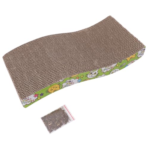 BUGUUYO Krallenplatte für Katzen gebogener Katzenkratzer Katzenkratzlounge Katzenkratzer aus Pappe Kratzpad Spielzeug Katzenfangplatte Katzenminze kratzbaum für Katzen Brett greifen Karton BUGUUYO Krallenplatte für Katzen gebogener Katzenkratzer Katzenkratzlounge Katzenkratzer aus Pappe Kratzpad Spielzeug Katzenfangplatte Katzenminze kratzbaum für Katzen Brett greifen Karton von BUGUUYO