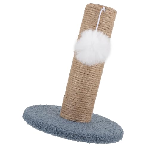 BUGUUYO Katzenkratzer mit Hängendem Ball Bequemer Kratzbaum für Katzen aus Hautfreundlichem Material für Täglichen Gebrauch Selbstbeschäftigung von BUGUUYO