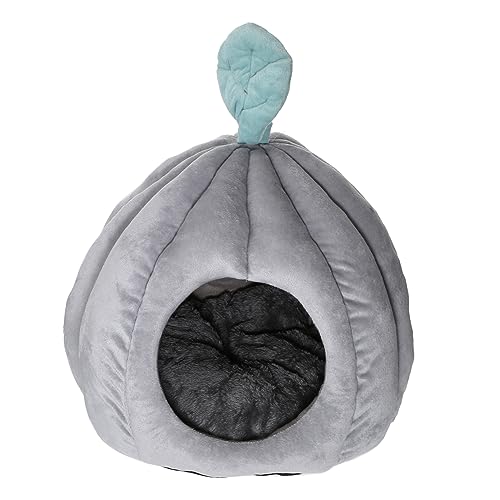 BUGUUYO Kürbis-Katzennest Abnehmbarer Bezug Katzenbett weich warm für den Winter Haustier-Schlafbett BUGUUYO Kürbis-Katzennest Abnehmbarer Bezug Katzenbett weich warm für den Winter Haustier-Schlafbett von BUGUUYO
