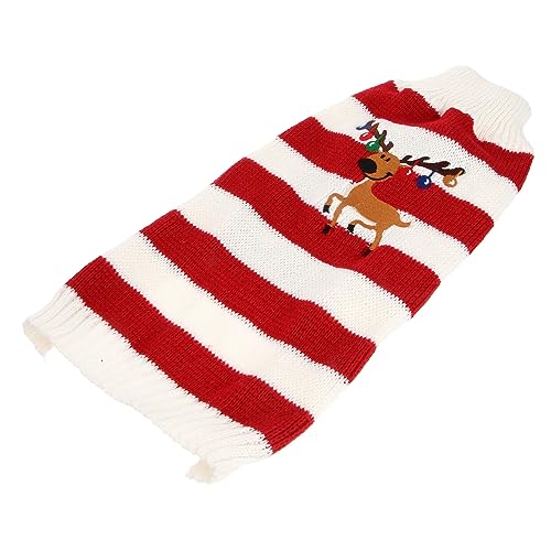 BUGUUYO Weihnachtskostüme für Hunde Elch Strickpullover Haustier Wintermantel Hundepullover für den Urlaub BUGUUYO Weihnachtskostüme für Hunde Elch Strickpullover Haustier Wintermantel Hundepullover für den Urlaub von BUGUUYO