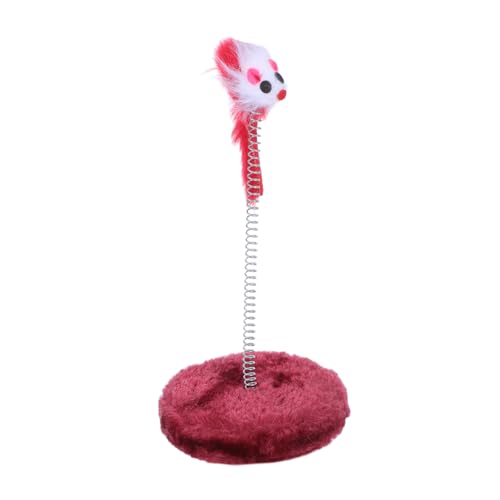 BUGUUYO Stimulierendes Katzenspielzeug Plüschmaus Katze – Mit Teaser-Stick Für Spaß Mit Kätzchen BUGUUYO Stimulierendes Katzenspielzeug Plüschmaus Katze – Mit Teaser-Stick Für Spaß Mit Kätzchen von BUGUUYO