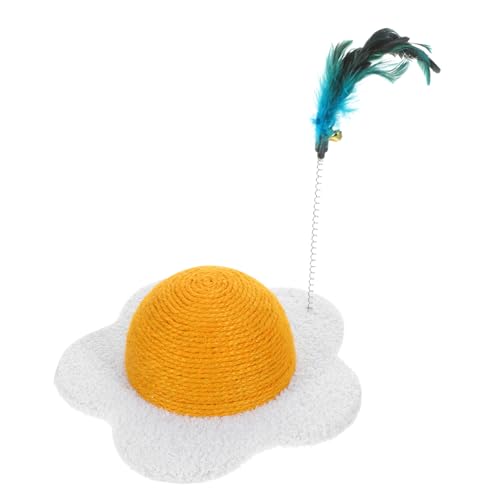 BUGUUYO Katzenkratzbrett Ballspielzeug Kätzchen-Kratzspielzeug verschleißfestes Katzenspielzeug Kratzpad für Katzen zufällige Farbe BUGUUYO Katzenkratzbrett Ballspielzeug Kätzchen-Kratzspielzeug verschleißfestes Katzenspielzeug Kratzpad für Katzen zufällige Farbe von BUGUUYO