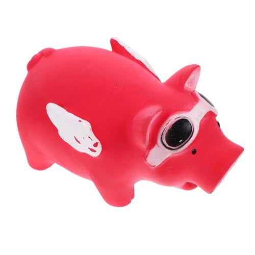 BUGUUYO Pig-förmiges Hundespielzeug Aus Langlebigem Material Interaktives Kauspielzeug Mit Quietscher Für Welpen Und Aktive Hunde Zur Zahnpflege Und Beschäftigung BUGUUYO Pig-förmiges Hundespielzeug Aus Langlebigem Material Interaktives Kauspielzeug Mit Quietscher Für Welpen Und Aktive Hunde Zur Zahnpflege Und Beschäftigung von BUGUUYO