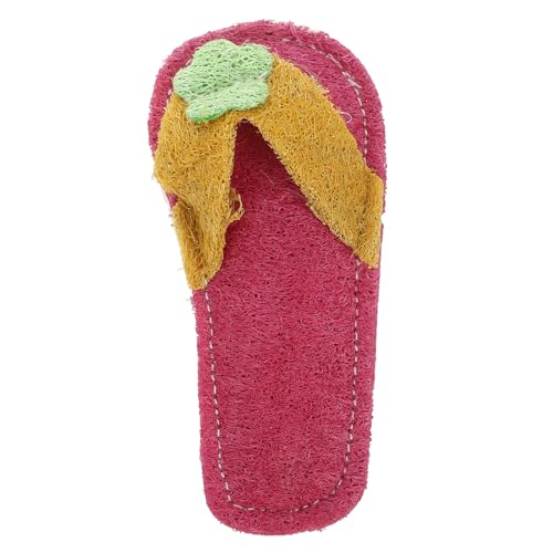 BUGUUYO Hundespielzeug Beißstäbe Haustier-backenzahnspielzeug Pantoffelform Luffa-Material Sicheres Beiß- Und Kauspielzeug Für Hunde Und Katzen Zufällige Farbe von BUGUUYO