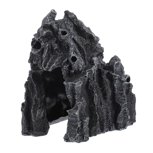 BUGUUYO Dekorative Reptilienhöhle Schlangenversteck Harz Reptilienversteck Höhle Für Geckos Und Schlangen von BUGUUYO