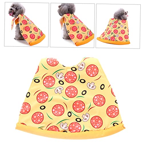 BUGUUYO Halloween-Hundekleidung Haustier-Halloween-Umhang Hundemantel Pizza-Thema Haustierkleidung für Outdoor-Aktivitäten BUGUUYO Halloween-Hundekleidung Haustier-Halloween-Umhang Hundemantel Pizza-Thema Haustierkleidung für Outdoor-Aktivitäten von BUGUUYO