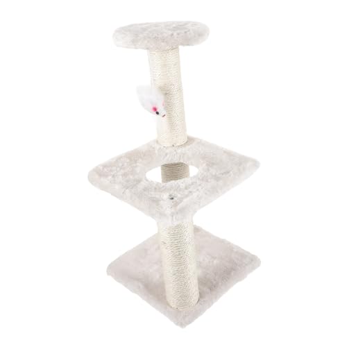 BUGUUYO Klettergerüst Für Katzen Sisalkratzer Kratzbäume Aus Sisal Zeiger Cat Steht Für Wohnungskatzen Katzenkorb Katzenkratzbrett Katzenkratzbett Zauberstab Beige Papierrohr BUGUUYO Klettergerüst Für Katzen Sisalkratzer Kratzbäume Aus Sisal Zeiger Cat Steht Für Wohnungskatzen Katzenkorb Katzenkratzbrett Katzenkratzbett Zauberstab Beige Papierrohr von BUGUUYO