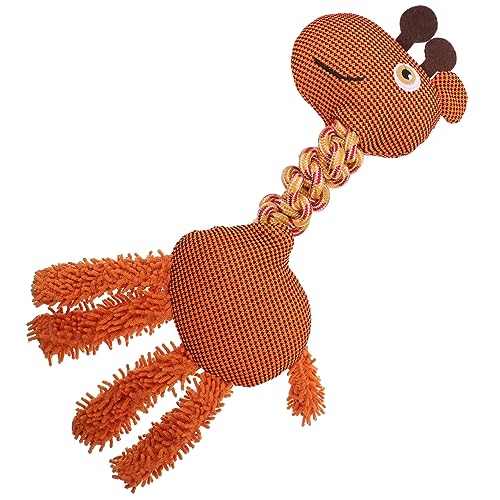 BUGUUYO Knotenspielzeug Für Hunde Interaktives Langlebiges Kauspielzeug Quietschspielzeug Für Und Kleine Hunde Zahnpflege Und Spielspaß Giraffe BUGUUYO Knotenspielzeug Für Hunde Interaktives Langlebiges Kauspielzeug Quietschspielzeug Für Und Kleine Hunde Zahnpflege Und Spielspaß Giraffe von BUGUUYO