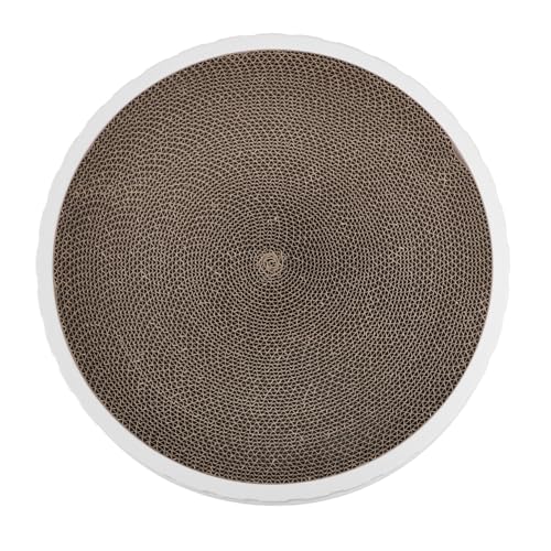 BUGUUYO Mehrzweck-Kratzbrett für Katzen Schüssel rundes Kartonbett wendbares Sisalpolster platzsparendes Design BUGUUYO Mehrzweck-Kratzbrett für Katzen Schüssel rundes Kartonbett wendbares Sisalpolster platzsparendes Design von BUGUUYO