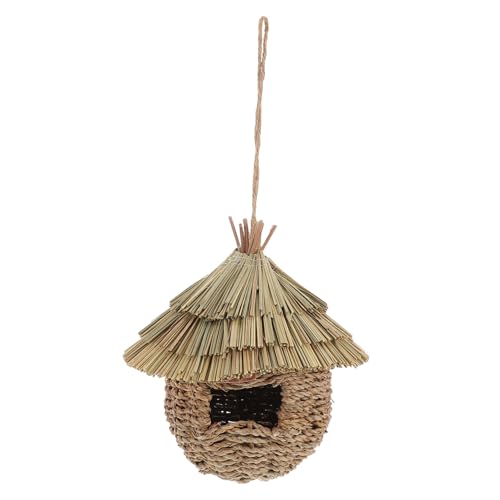 BUGUUYO Kreativer Vogelkäfig Handgefertigtes Vogelnest Papageienhaus Im Freien Vogelnest Hängende Vogel Ruhen Nest Spielt Hütte Vogelzuchthütte Vogel Ruhenest Gras BUGUUYO Kreativer Vogelkäfig Handgefertigtes Vogelnest Papageienhaus Im Freien Vogelnest Hängende Vogel Ruhen Nest Spielt Hütte Vogelzuchthütte Vogel Ruhenest Gras von BUGUUYO