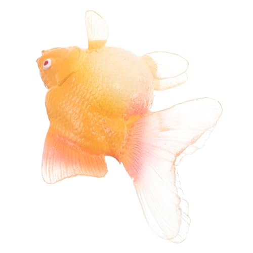 BUGUUYO Künstlicher Goldfisch Aquarium deko Schwimmend Realistisch Bewegend Plastik Fischmodell Kinderspielzeug Sicher Für Familien Interaktives Lernen Meeres Motiv von BUGUUYO