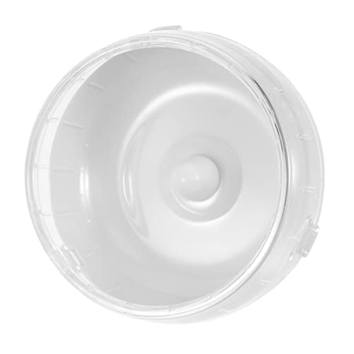 BUGUUYO Hamster-laufrad Spielzeug 12 cm Weiß Wiederverwendbares Laufrad Aus Kunststoff Haustier-Hamster-Spielzeug Leises Laufrad von BUGUUYO