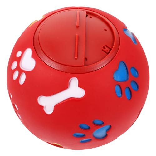 BUGUUYO Leckendes Spielzeug Für Haustiere Kauspielzeug Für Hunde Leckerbissen Für Hunde Hundetrainingsspielzeug Hundefutter Ball Leckerlispender Für Katzen Plastik Fütterung Der Hund von BUGUUYO