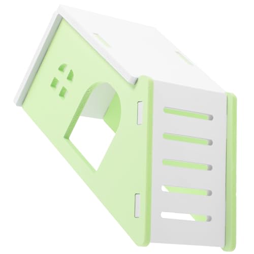 BUGUUYO Hamsterhaus-Villa Aus Holz – Chinchilla-versteck Mit Hamsterversteck-spielhaus BUGUUYO Hamsterhaus-Villa Aus Holz – Chinchilla-versteck Mit Hamsterversteck-spielhaus von BUGUUYO