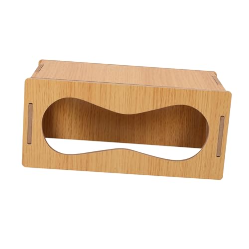 BUGUUYO Kleines Holzhaus Für Meerschweinchen Kleintier-Labyrinth Aus Massivholz Hütte Als Lebensraum Versteck Für Hamster Und Ratten Spielzeug Gegen Langeweile von BUGUUYO