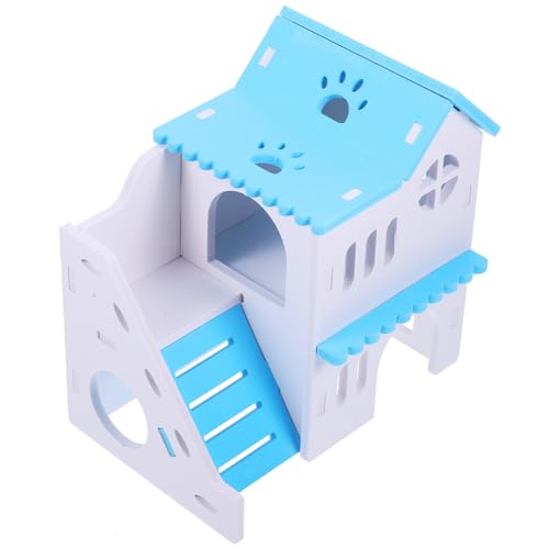 BUGUUYO Meerschweinchenheim Kleintier-aktivitätsspielzeug Hamsterversteck Versteckspielzeug Für Kleine Chinchilla-Spielzeug Kaninchentunnel Und Rattenversteck Hammer PVC Kleines Nest von BUGUUYO