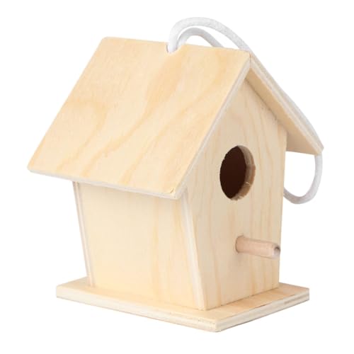 BUGUUYO Mini DIY Vogelhaus Mit Jute Seil Handgemachtes Vogel Nest Für Kreatives Bastel Set Zum Bemalen Und Aufhängen Ideal Für Die Vogelbeobachtung Im Garten BUGUUYO Mini DIY Vogelhaus Mit Jute Seil Handgemachtes Vogel Nest Für Kreatives Bastel Set Zum Bemalen Und Aufhängen Ideal Für Die Vogelbeobachtung Im Garten von BUGUUYO