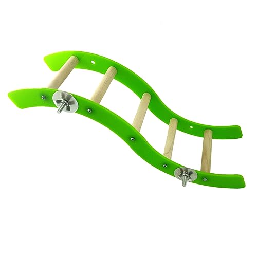BUGUUYO Mini-acrylleiter Für Kleintiere Wellenform Spielzeug Für Hamster Und Papageien Buntes Klettergerüst Für Haustiere Für Käfige Und Gehege Robust Und Leicht Zu Reinigen BUGUUYO Mini-acrylleiter Für Kleintiere Wellenform Spielzeug Für Hamster Und Papageien Buntes Klettergerüst Für Haustiere Für Käfige Und Gehege Robust Und Leicht Zu Reinigen von BUGUUYO