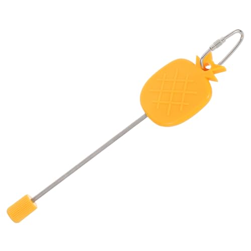 BUGUUYO Robustes Papagei-obstgabel-vogelspielzeug Aus Edelstahl Futterhalter Käfigzubehör Für Vögel von BUGUUYO