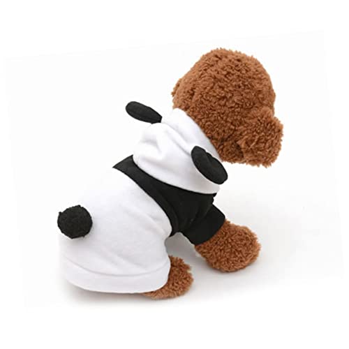 BUGUUYO Hundepanda Kostüm Hoodie Für Kleine Bis Mittelgroße Hunde Niedliches Design Bequem Und Einfach Anzuziehen Für Herbst Und Winter Für Und Fotosessions von BUGUUYO