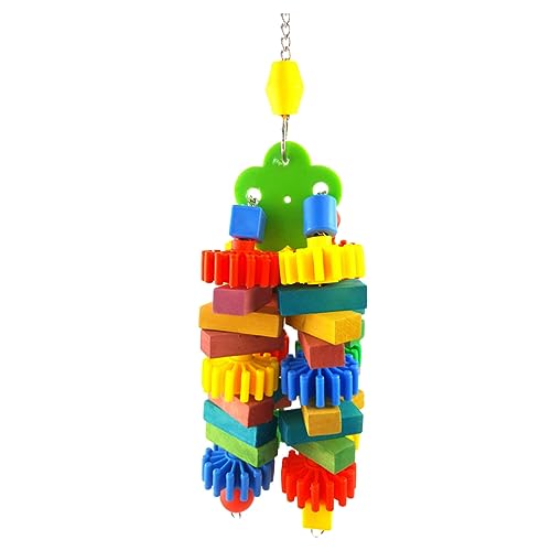 BUGUUYO Papagei Buntes Blockspielzeug Für Nymphensittiche Papageien-beißspielzeug Vogel- -Spielzeug Sicheres Vogelkäfig-zubehör Kauspielzeug Für Vögel BUGUUYO Papagei Buntes Blockspielzeug Für Nymphensittiche Papageien-beißspielzeug Vogel- -Spielzeug Sicheres Vogelkäfig-zubehör Kauspielzeug Für Vögel von BUGUUYO
