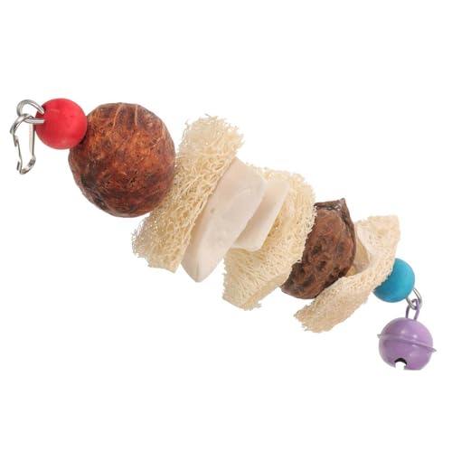 BUGUUYO Kauspielzeug Für Vögel Natürlichem Material Hängendes Spielzeug Für Papageien Und Wellensittiche Sichere Und Langlebige Vogelspielzeug Für Käfige Für Teething Und BUGUUYO Kauspielzeug Für Vögel Natürlichem Material Hängendes Spielzeug Für Papageien Und Wellensittiche Sichere Und Langlebige Vogelspielzeug Für Käfige Für Teething Und von BUGUUYO