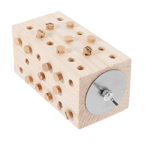 BUGUUYO Kauspielzeug für Papageien Kauspielzeug für Vögel Futtersuchspielzeug Kauspielzeug für Vögel aus Holz -Spielzeug von BUGUUYO